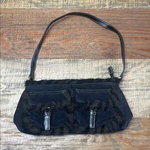 Jane Shilton SW6 faux fur Purse animal print Y2K mini style